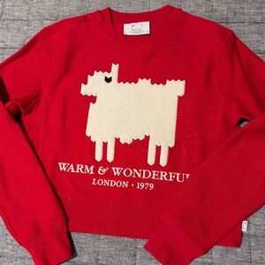 Rowing Blazers Warm & Wonderful "Diana Edition" Sweatshirt - Women's XS Red